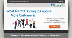 Desktop Screenshot of firstlookapproval.com