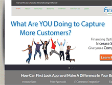 Tablet Screenshot of firstlookapproval.com